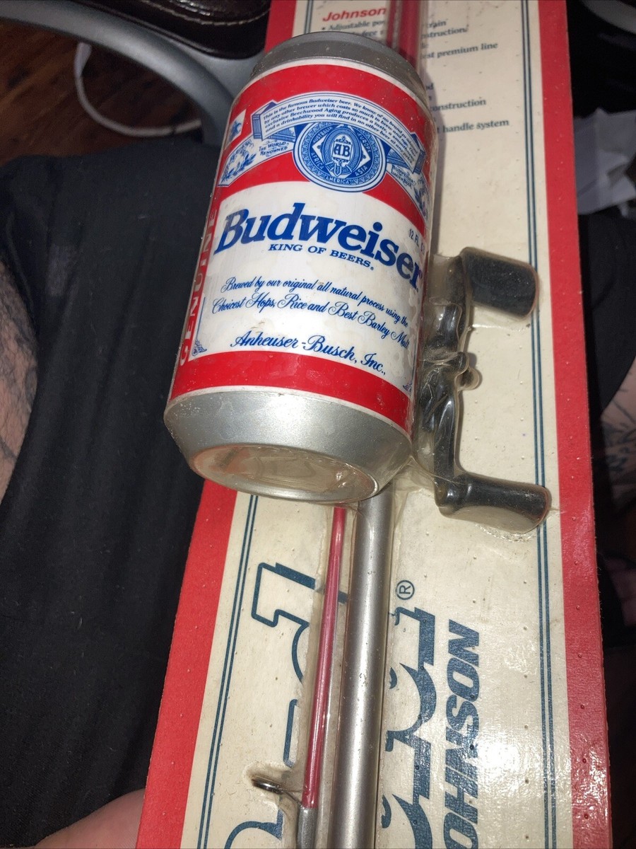 ジョンソン　バドワイザーロッド Budweiser Beer 1995 Johnson Fishing Bud Fishing Pole Rod
