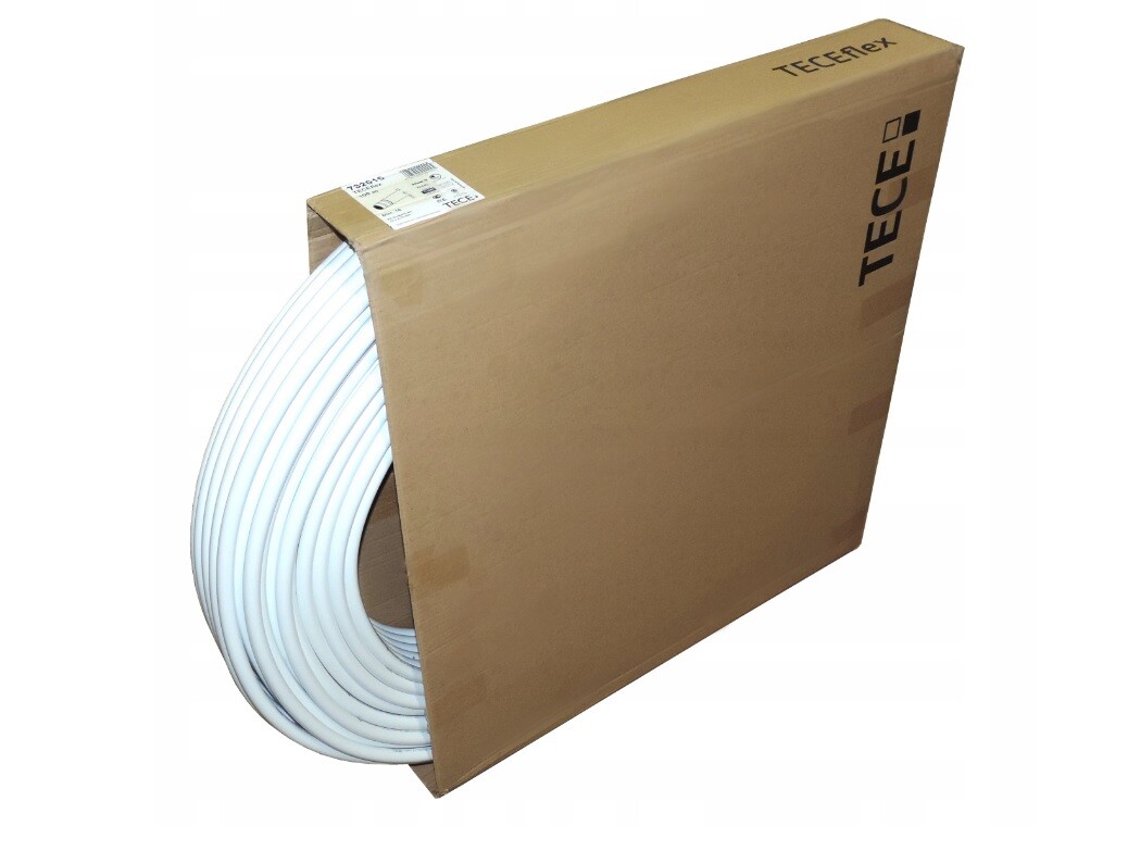 Tubo Multicapa TECEFLEX PE-XC/AL/PE-RT 25x4mm, Rollo De 5m O 50m, Ideal Para Fontanería Y Calefacción