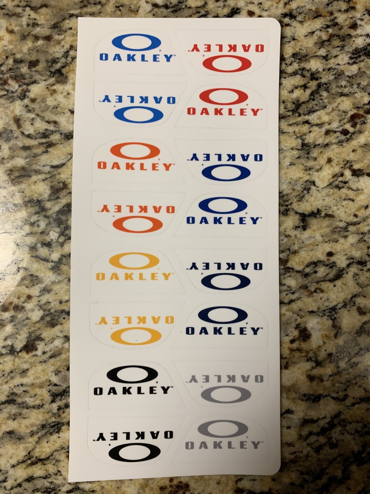 Oakley Football Helmet Visor Decal Tabs New NFLStyle Full Sheet