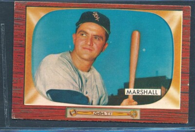 1955 Bowman Set-Break #131: WILLARD MARSHALL ''Chicago White Sox'' ~ EX