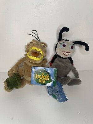The Disney Store A Bugs Life Bean Bag Mini Plush Francis Flea NWT