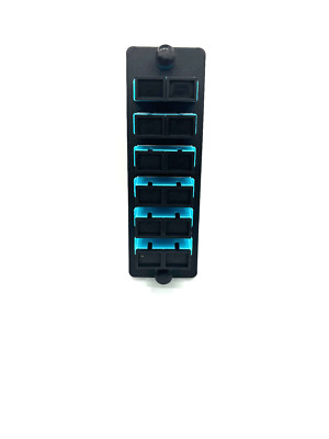 Panduit FAP6WAQDSCZ Compatible 12 Port SC MM OM3 / OM4 Duplex Adapter plate