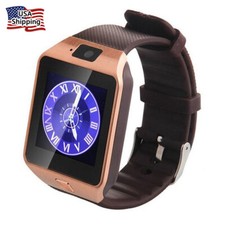 Women Men Bluetooth Smart Watch Camera Sleep Tracker GSM Phone for Android Phone