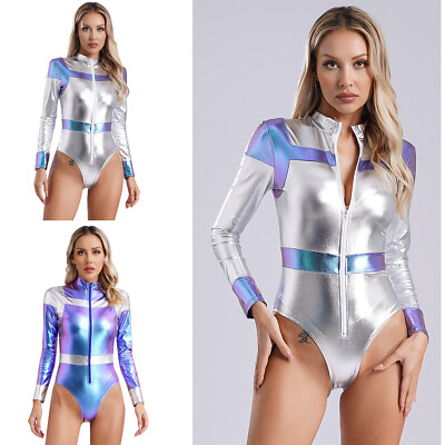 Womens Space Astronaut Bodysuit Themed Party Flight Suit Masquerade Zipper Sexy | eBay Womens Space Astronaut Bodysuit Themed Party Flight Suit Masquerade Zipper Sexy | eBay