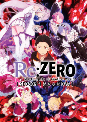 DVD Re:Zero Starting Life In Another World Season 1 & 2 + 2 OVA English Version