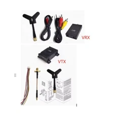 Set of 3.3GHz 4W TX RX Wireless Video Transmitter Receiver VTX + VRX with Manual