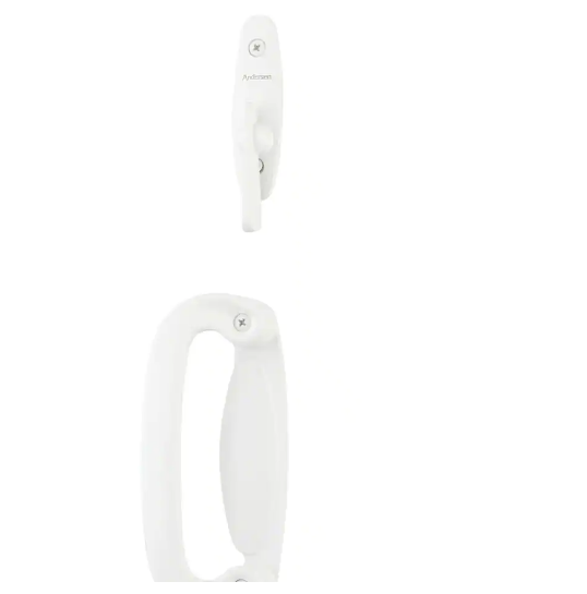 tribeca 2panel gliding patio door hardware set in white sliding trim