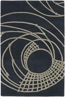 Chandra Rugs Parson Gray Designer Black Rug on sale Chandra Rugs Parson Gray Designer Black Rug on sale