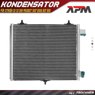 Kondensator Klimaanlage für Citroën C2 C3 DS3 Peugeot 1007 2008 207 208 6455AL