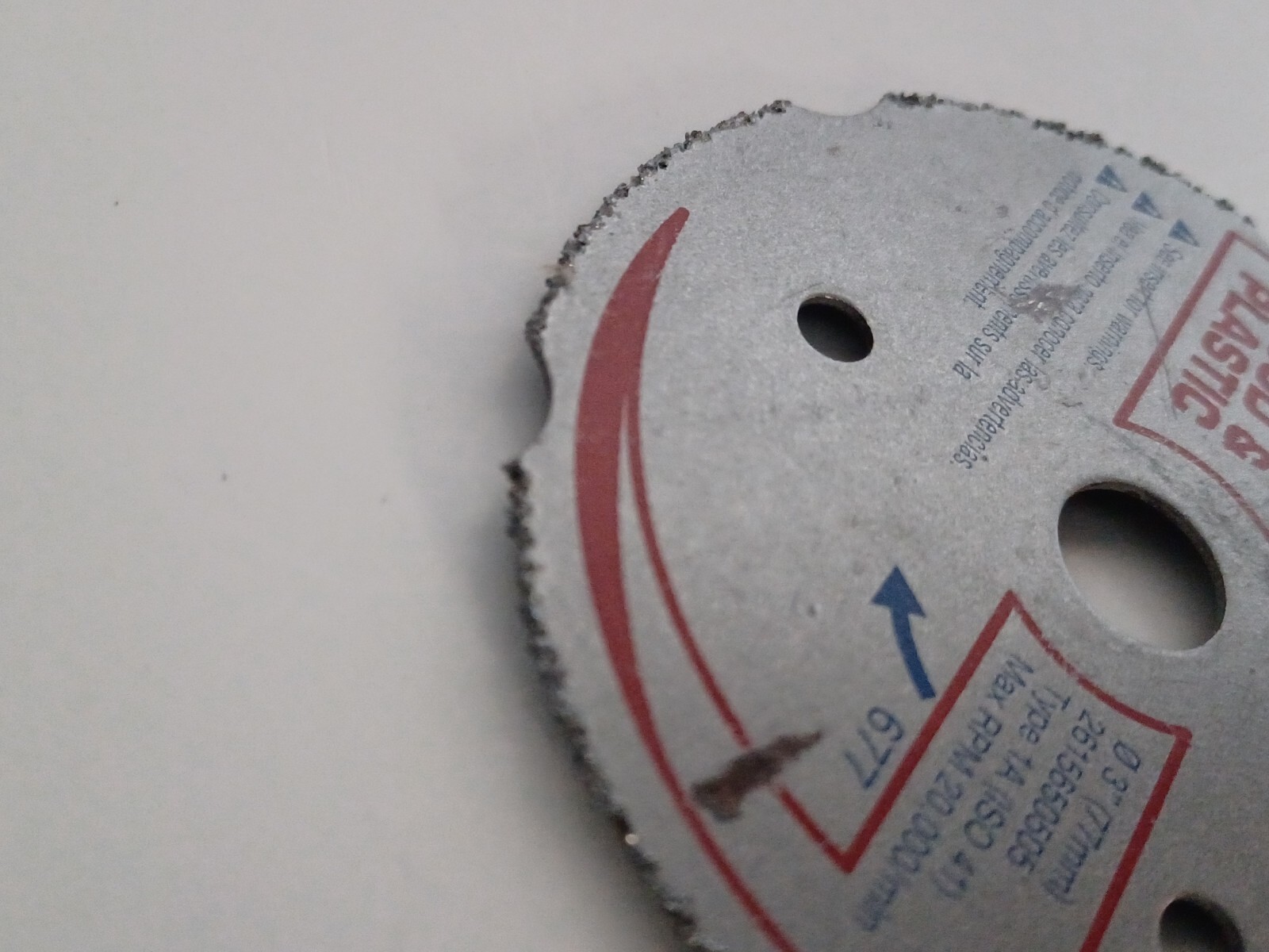 Dremel SawMax SM500 3” Wood/Plastic Carbide Cutting Wheel Blade