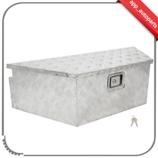 39"X16.5"X12" Aluminum Trailer Tongue Tool Box Pickup Truck Bed Storage Toolbox