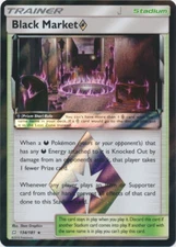 1x Black Market Prism Star - 134/181 - Holo Rare NM-Mint Pokemon SM09 - Team Up