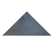 Sandbaggy 4" x 4" Triangle Structural Gusset Plate - 7 Gauge Steel (3/16" Thick)