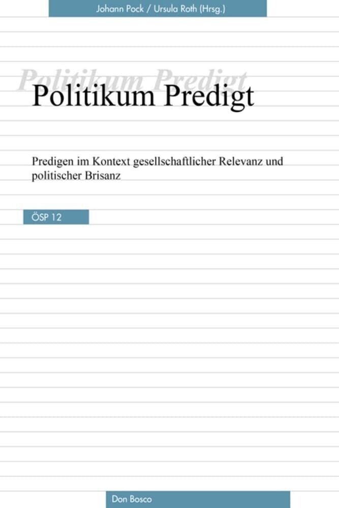 Thumbnail - Politikum Predigt | Johann Pock, Ursula Roth | 2021 | Deutsch