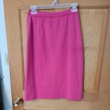 Women  s Pink Vintage 60s Pencil Skirt No Size