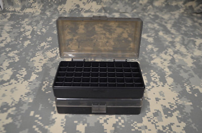 BERRY'S PLASTIC STORAGE AMMO BOX SMOKE COLOR .357/38 ACP 100 rd