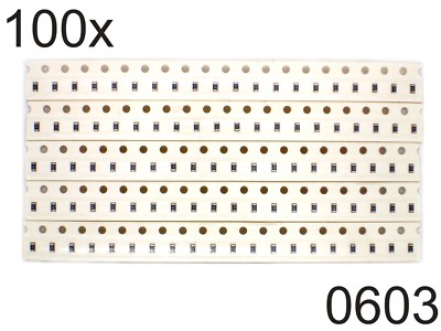 100x 330Ohm Widerstände 0603 (330R,330Ω,331,Widerstand,SMD,Chip)RG10/330