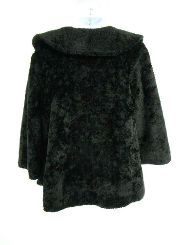 Lil’ Lemons Girls Coat Black Faux Fur Jacket Size 6 Y For Love and Lemons New - Picture 2 of 10