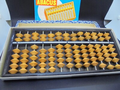 Abacus 13 Row Wood in Original Box with Instruction Booklet