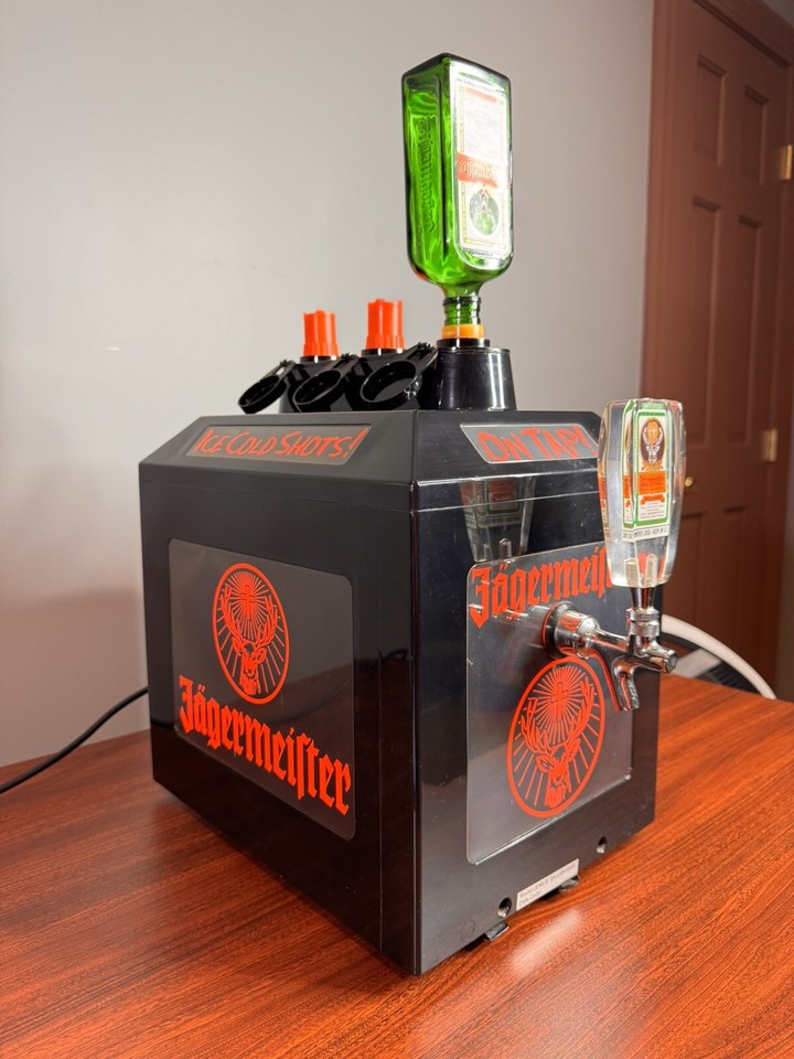 Jagermeister Tap Machine Model JEMUS Three Bottle Shot Dispenser Bar