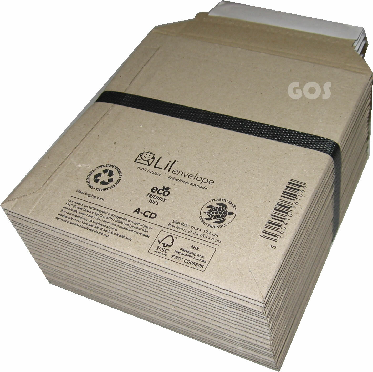 Posting Envelopes Strong Plastic Free Mailers Eco Packaging 150x165x[0