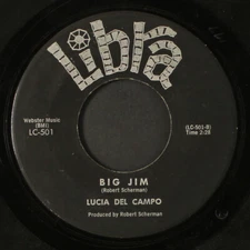 LUCIA DEL CAMPO: big jim / so much LIBRA 7" Single 45 RPM