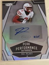 2023 Sage Trey Palmer Peak Performance RC Auto #PKA-TP Tampa Bay Buccaneers #/25