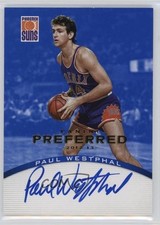2012-13 Preferred Panini Signatures Blue 12/49 Paul Westphal #186 Auto HOF 0q3q