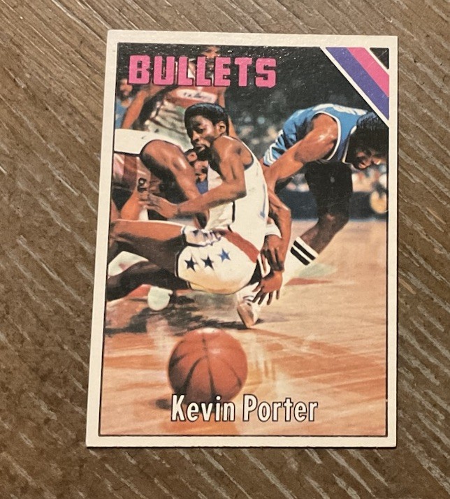 Kevin Porter #79 Basketball Cards 1975 Topps trading card — raw and PSA graded price guide
