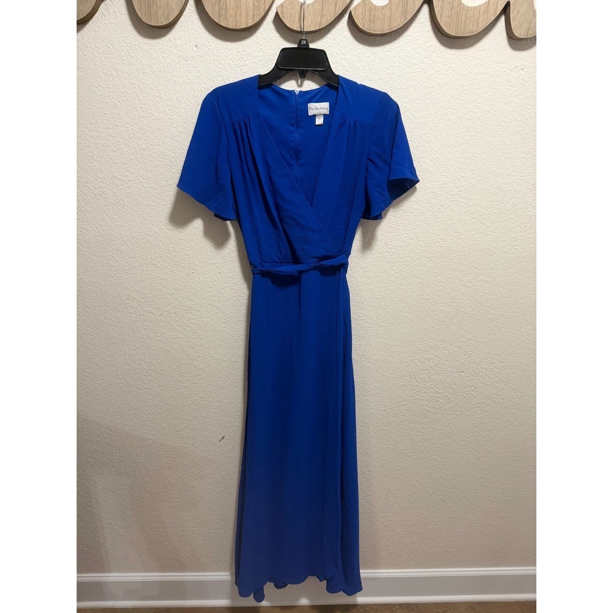 ebay blue dress Navy Blue Flower Girl Dress with Voluminous Tulle Skirt Birthday Party –  DreamyVow main image 1