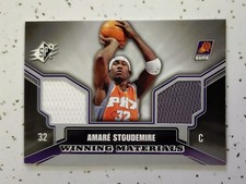 2005-06 SPx Winning Materials Dual Jersey/Warm Up Amare Stoudemire #WM-AS (Mem)