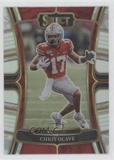 2023 Panini Select Draft Picks Concourse Silver Prizm Chris Olave #61 14dq