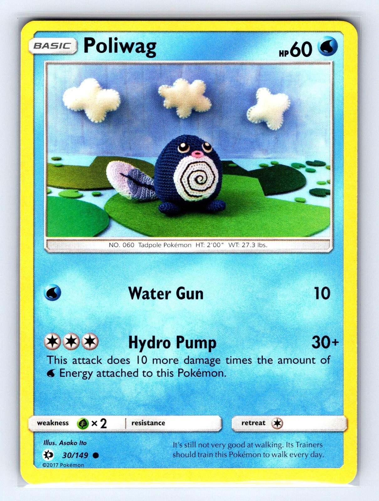 Poliwag 30/149 C Pokemon SM Base Set MP