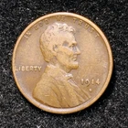 1914 S ~ LINCOLN WHEAT CENT ~ F