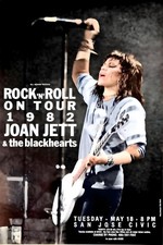 Joan Jett 1982 Vintage Concert Poster Rock N Roll 24x36