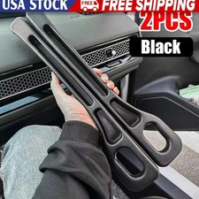 2pcs Universal Car Seat Gap Plug Leak Proof Bendable Filler