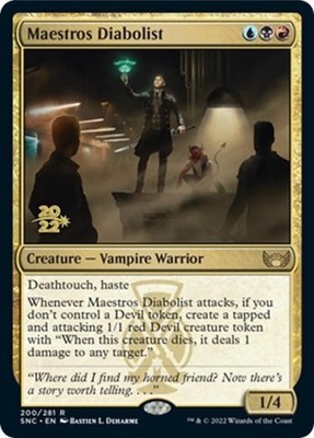 Maestros Diabolist -Foil Near Mint MTG Promos: Prerelease Cards