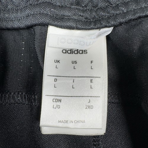 Adidas Climacool Athletic Training Pants Men Black/White Stripe Zip Ankle Size L - Picture 5 of 16