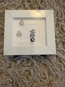 IKEA Tysslinge 3 1/2 X 3 1/4 White Picture Frame.