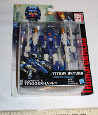 Sealed Transformers Titans Return Blowpipe & Triggerhappy Deluxe Class MISP