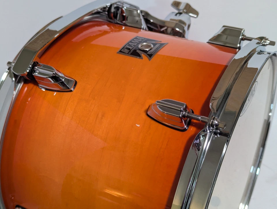TAMA Superstar Classic Custom Rack Tom 12 x 9 Tangerine Lacquer Burst *Tiny Flaw - Image 2 of 4