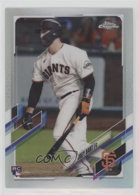 2021 Topps Chrome Image Variation Joey Bart SP (Batting) #109 Rookie RC 0c6