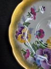 Vtg. Queen Anne #5216 Pansies Cup &  Saucer, Spring  Melody, Gold Trim,  Eng. — photo 3