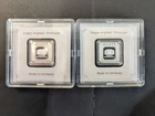 Lot of 2 Geiger Edelmetalle Original Premium 5g Gram .999 Silver in Assay
