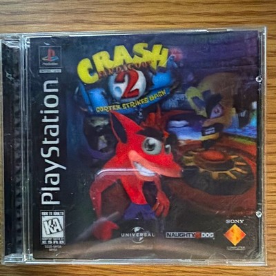 Crash Bandicoot 2 Cortex Strikes Back PS1 PlayStation 1 CIB Black Label 1997