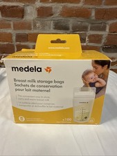 Medela Breast Milk Storage Bags, 100 Count, Ready to Use Breastmilk Bags Sealed