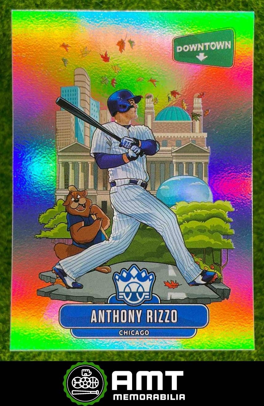 2020 Panini Diamond Kings #D9 Anthony Rizzo Downtown Chicago Cubs