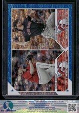 2023 Topps Update #US45 Tim Herrin / Michael Kelly Blue Foil /999 Guardians 9.1G