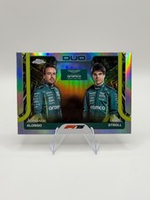 2025 Topps Chrome F1 ALONSO / STROLL DUO SIlver/HOLO Refractor #168
