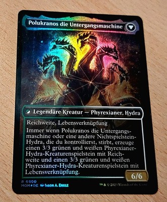 MTG Magic: FOIL Polukranos der Wiedergeborene, die Untergangsmaschine, DEUTSCH
